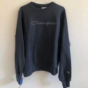 Champion Embroidered Revere Weave Sweatshirt